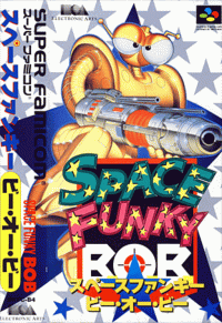 Space Funky B.O.B. Super Famicom JP box art